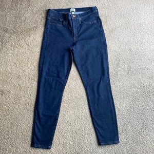 J. Crew High-Rise Toothpick Jeans